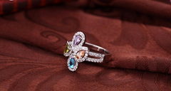 Colorful Eternity Love Ring